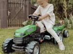 Woopie trattore a pedali Farmer GoTrac Maxi con rimorchio e ruote silenziose