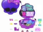Polly Pocket compatto Monster High teschio con skatepark e scuola