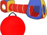 Tenda per bambini 3in1 Tipi + Tunnel + Casetta