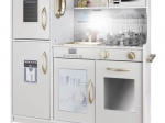 Cucina giocattolo in legno XL con luce e suoni