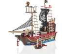 Nave pirata di legno per bambini