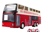 Autobus a due piani RC 1:18 rosso con telecomando