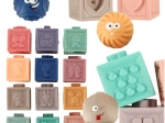 Cubi e palline sensoriali morbidi, set educativo da 15 pezzi