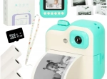 Fotocamera istantanea per bambini con stampante termica e scheda da 32 GB