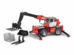 Bruder sollevatore telescopico MANITOU MRT 2150 con accessori 1:16