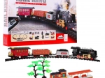 Pista ferroviaria per bambini telecomandata con luci e fumo 3+