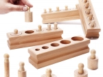 Cilindri in legno Montessori
