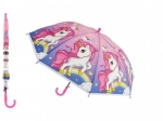 Ombrello per bambini con unicorno, automatico, 64 cm