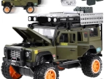 Veicolo fuoristrada in metallo con suono e luci LED