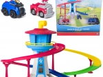 Paw Patrol torre di salvataggio con pista e 2 veicoli