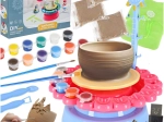 Tornio da ceramica per bambini – set creativo con argilla e colori 600 g