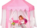 Tenda per bambini Kruzzel rosa a forma di palazzo