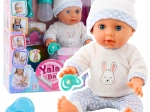 Bambola bebè che fa la pipì con accessori e suoni