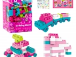 Blocchi da costruzione spaziali pastello rosa 360 pezzi