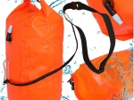 Boea di salvataggio per nuoto con uno spazio di stivaggio asciutto da 20l e fischietto