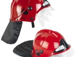 Casco da pompiere per bambini con visiera ribaltabile MSA – rosso