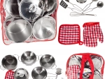 Set da cucina in metallo con zaino