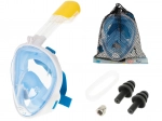 Maschera da snorkeling integrale S/M blu
