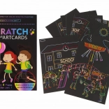 Libri da colorare da grattare per bambini – scuola