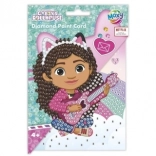 Pittura diamantata biglietto con busta La casa delle bambole di Gabby