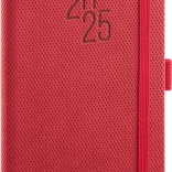 Notique agenda tascabile Diamante 2025 rossa 9 × 15,5 cm
