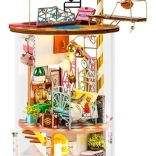 Casetta di vetro della piccola strega