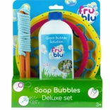 Set deluxe per bolle di sapone FRU BLU con soluzione da 0,4 l