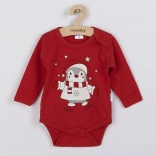 Body neonato a maniche lunghe NEW BABY Winter Penguin