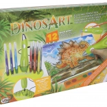 Set di colorazione DinosArt con aerografo