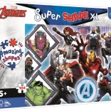 Puzzle 104 pezzi XL Super Shape – i tuoi Avengers preferiti