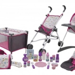 Grande set di accessori per bambole, 21 pz