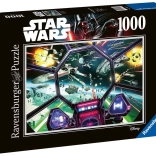 Puzzle Ravensburger STAR WARS: cabina di pilotaggio del TIE Fighter 1000 pezzi
