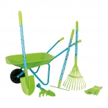 2Kids Set da giardino per bambini con carriola