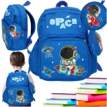 Zainetto per bambini astronauta per prescolari 30x14x23 cm