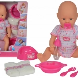 Neonato con accessori