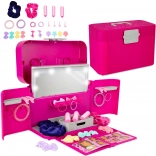 Casdon DYSON toeletta per bambini 2-in-1 valigetta con luce e accessori per capelli