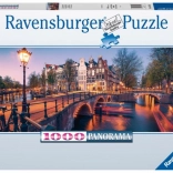 Puzzle Panorama di Amsterdam 1000 pezzi