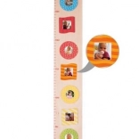 Goki metro di crescita in legno con cornici fotografiche