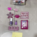 Set di styling per bambini con zainetto cosmetico