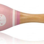 Maracas in legno – coniglietto rosa