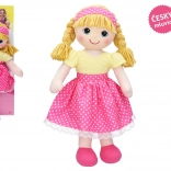 Bambola di stoffa cantata Míša Růžičková 55 cm