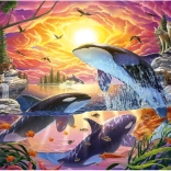 Puzzle Orca e Lupi 4000 pezzi