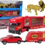 Camion dei circhi con animali