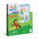 Colorazione magica con acqua Album da colorare Fattoria