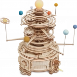 Modello meccanico in legno del sistema solare ROKR Orrery puzzle 3D