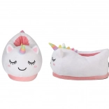 Pantofole unicorno in peluche