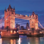 Puzzle 1000 pezzi Alta qualità, Tower Bridge di notte