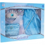 Set per una piccola principessa con abito e accessori