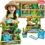 Supermercato in legno per bambini con banco, cassa e frutta FISHER‑PRICE