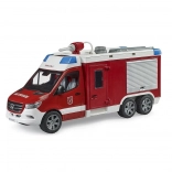 Bruder autopompa MERCEDES-BENZ Sprinter con luce e suono 1:16